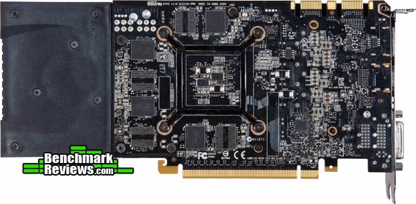 NVIDIA GeForce GTX 670 PCB, bottom view