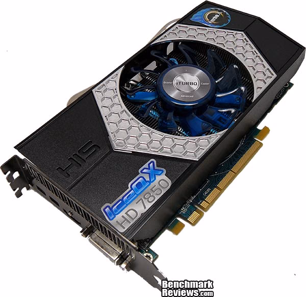 HIS HD7850 IceQ X Turbo X 2GB, angle view