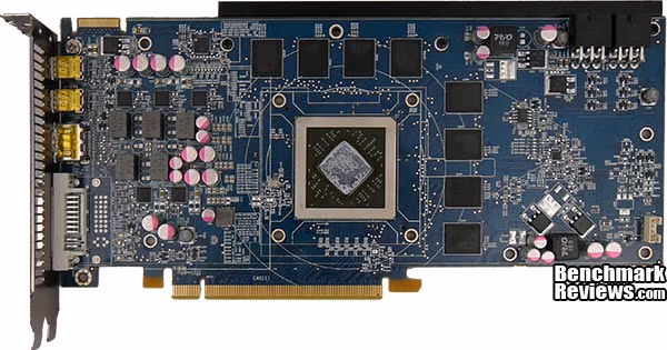 HIS HD7870 IceQ Turbo 2GB PCB, front view