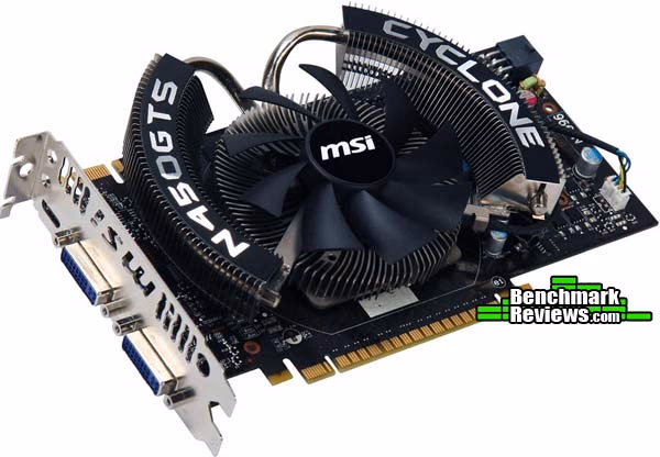 MSI N450GTS Angle Down