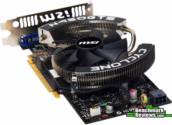 MSI N450GTS Rear View