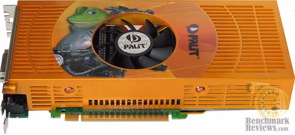 Palit 9600 GT Top, side view