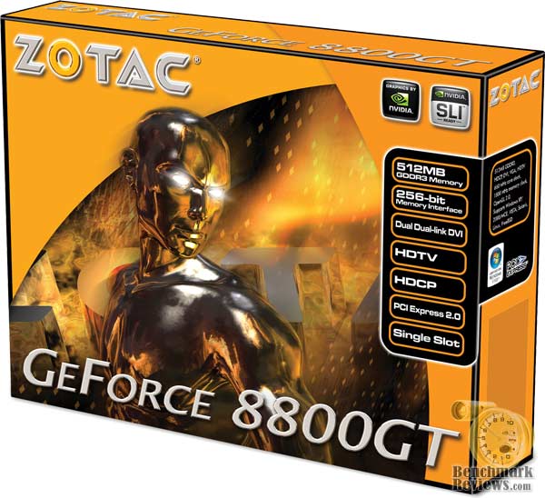 ZOTAC GeForce 8800GT 512MB Video Card ZT-88TES2P-FSP PN:151-01080-076VU