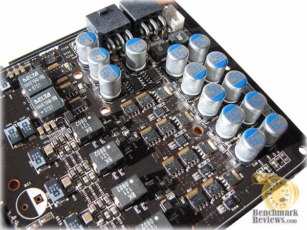 ZOTAC GeForce 9800 GTX Capacitors