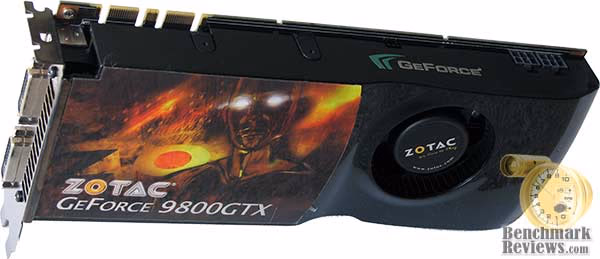 ZOTAC GeForce 9800 GTX Standing