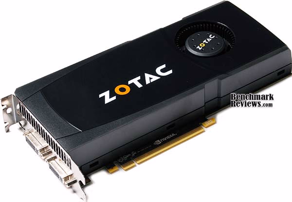 Zotac GeForce GTX470, angle view